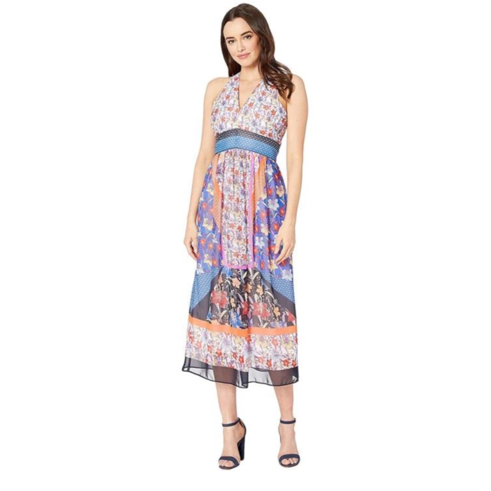 Wedding guest gorgeous CHIFFON DRESS (Sz 8)